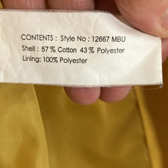 Yellow Hooded Belted Raincoat by Gallery Size Large EUC - Picture 12 of 16